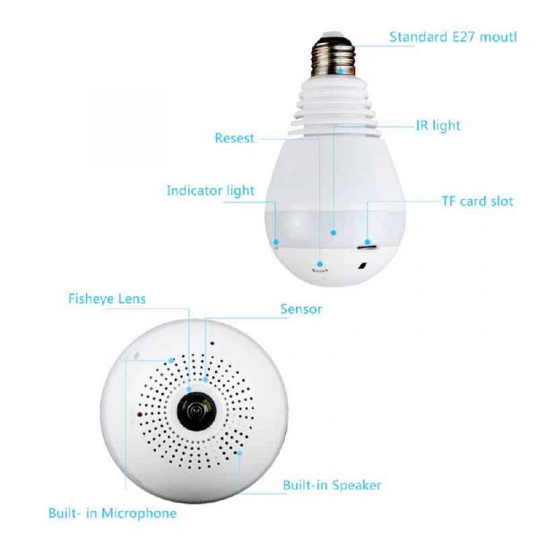 Camera Wifi Bóng Đèn - Hình ảnh 2